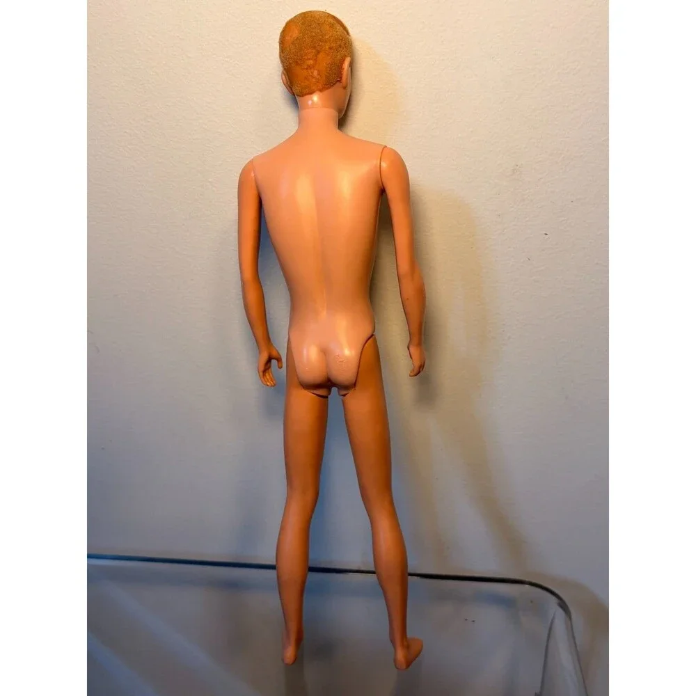 Vintage 1961 Ken Doll #750 Barbie’s Boyfriend Flocked Hair w Original Box Mattel